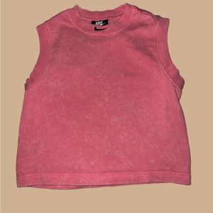 Pink NIKE crop tank